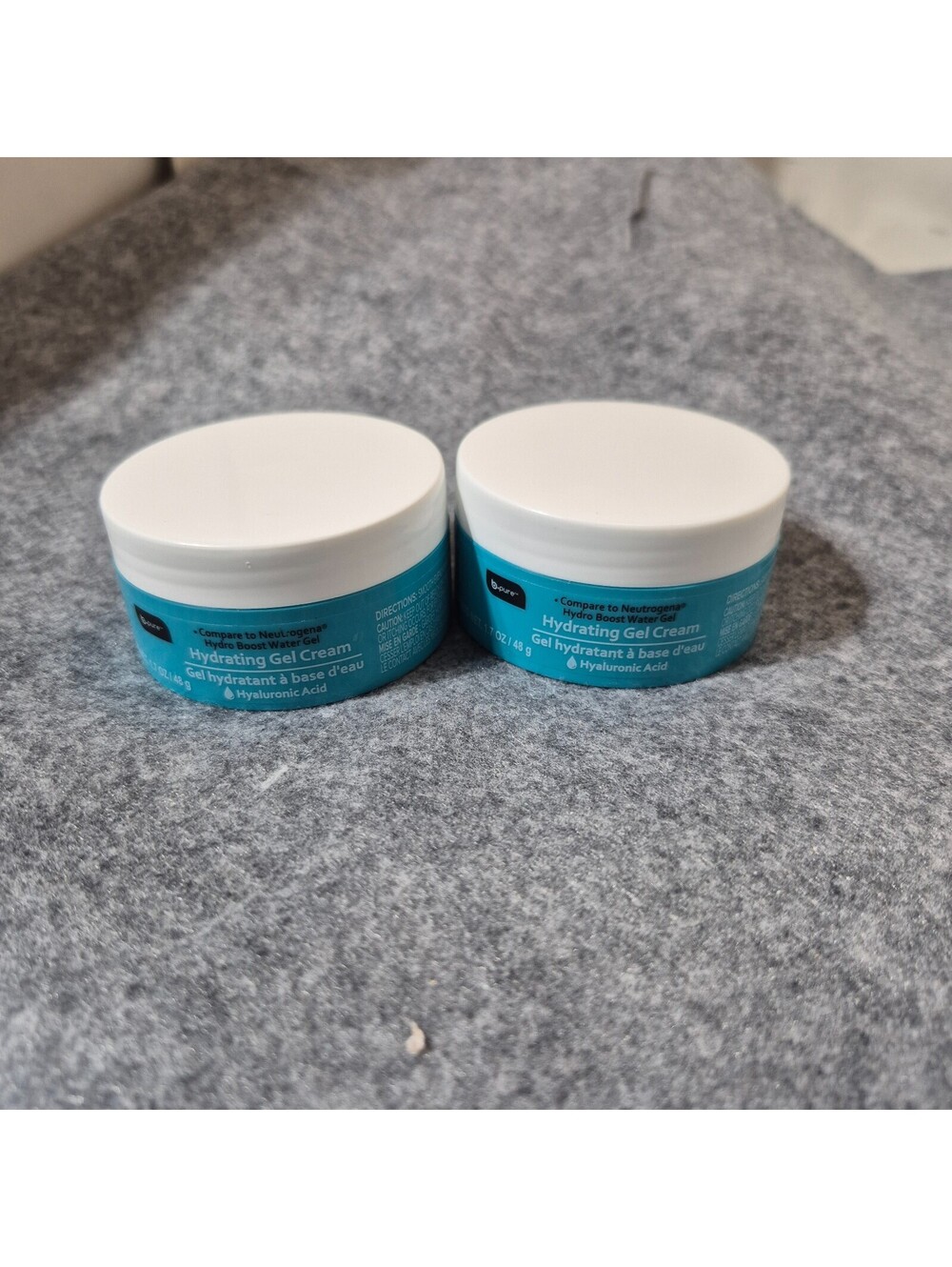 New 2 Pack b-pure Hydrating Gel Cream with hyaluronic acid 1.7oz